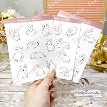 Load image into Gallery viewer, White Bunny Sticker