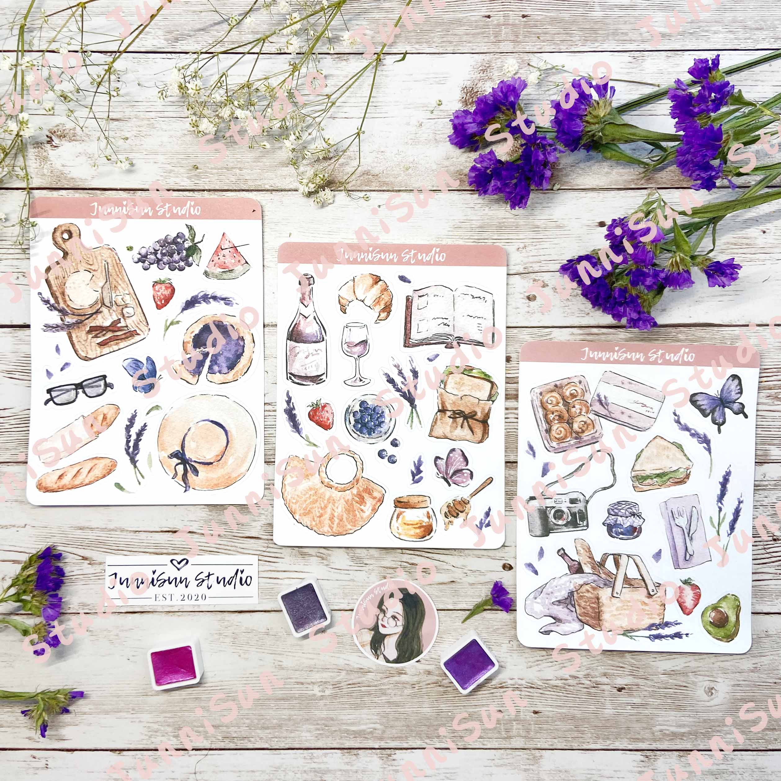 Lavender - Bullet journal - Planner stickers - Printable diary sticker –  DigitallyWild