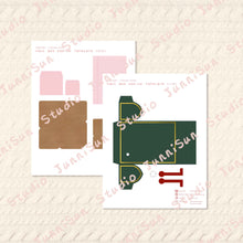 Load image into Gallery viewer, MAILBOX/LOVE LETTER POP-UP Card Template