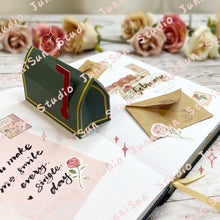 Load image into Gallery viewer, MAILBOX/LOVE LETTER POP-UP Card Template
