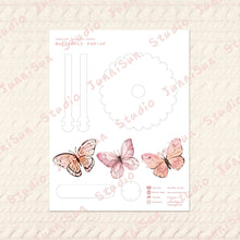 Load image into Gallery viewer, BUTTERFLY POP-UP Card Template