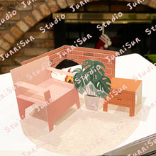 Load image into Gallery viewer, Cozy Home POP-UP Card Template