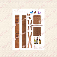 Load image into Gallery viewer, Picnic Basket POP-UP Card Template