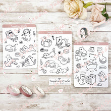 Load image into Gallery viewer, SELF-CARE Cat Sticker