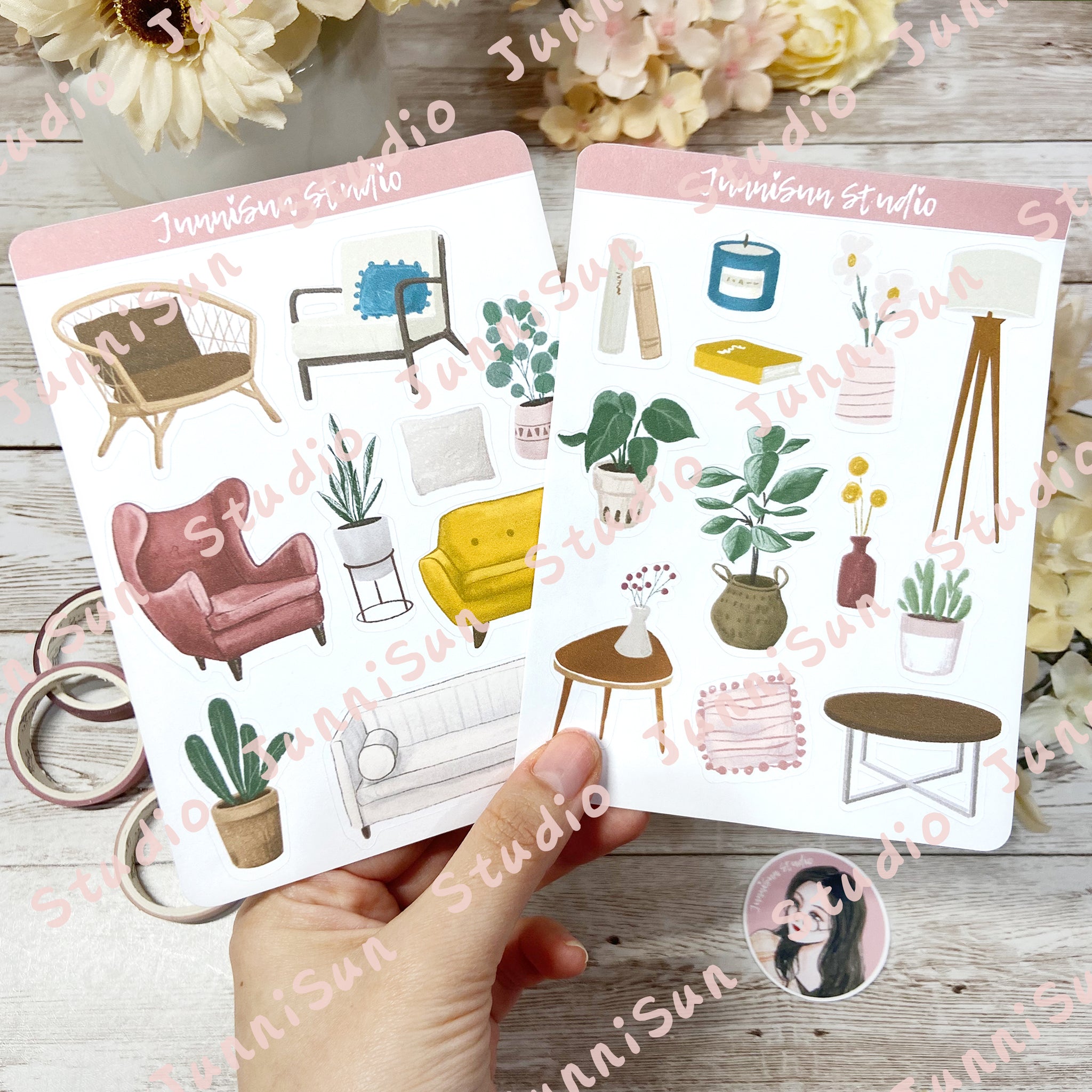 COZY HOME STICKER – JunniSun Studio