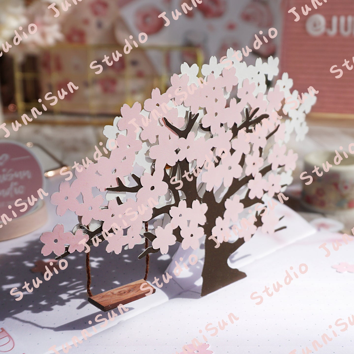 Cherry Blossom / SAKURA POP-UP Card Template