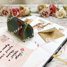 Load image into Gallery viewer, MAILBOX/LOVE LETTER POP-UP Card Template
