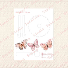 Load image into Gallery viewer, BUTTERFLY POP-UP Card Template
