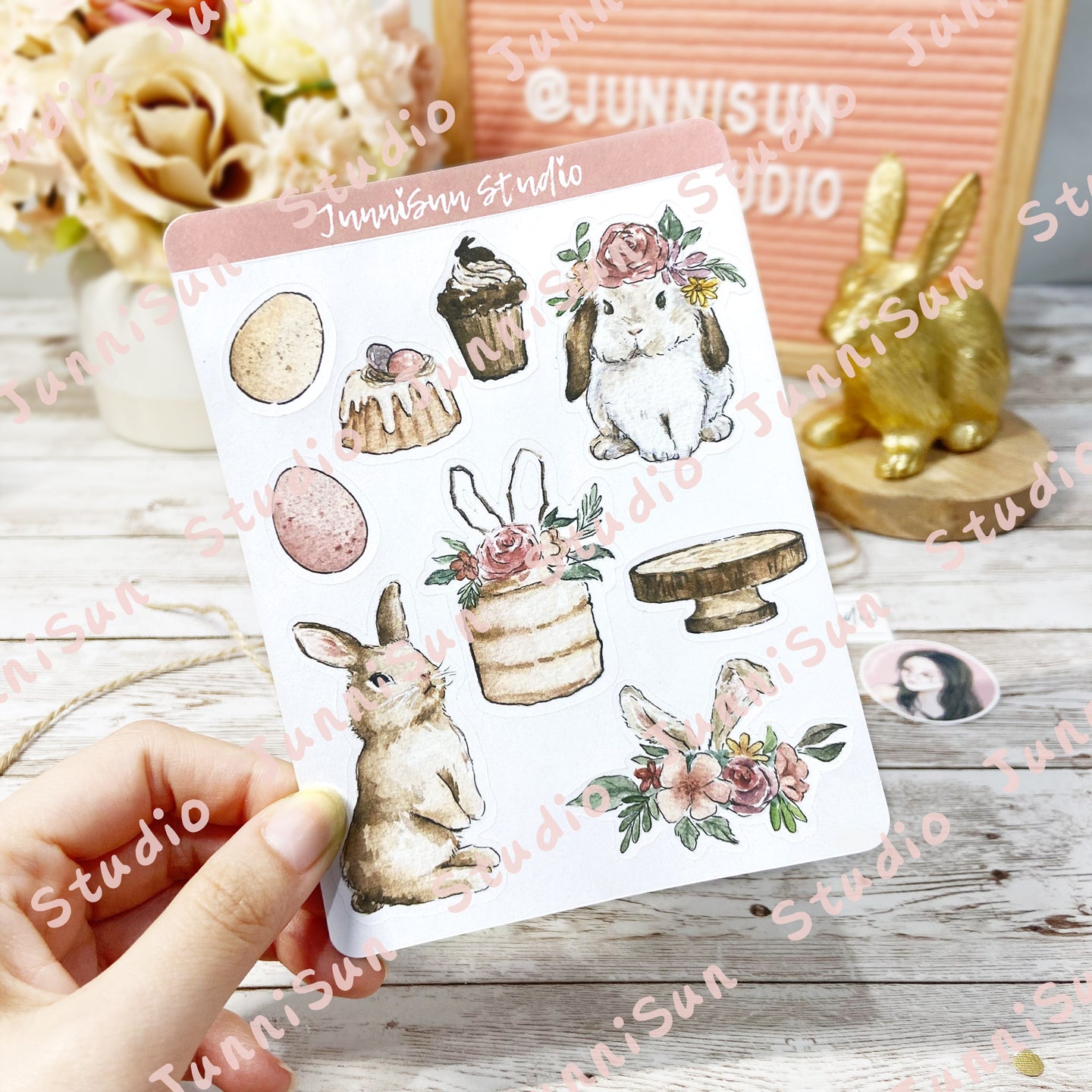 BUNNY STICKER -Easter edition-
